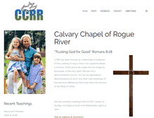 Tablet Screenshot of calvarychapelrr.org